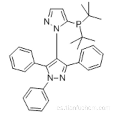 1,4&#39;-Bi-1H-pirazol, 5- [bis (1,1-dimetiletil) fosfino] -1 &#39;, 3&#39;, 5&#39;-trifenilo CAS 894086-00-1